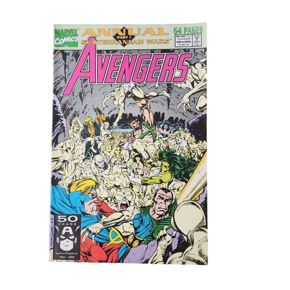 Marvel Avengers Annual #20 1991 Comic Book Collector Bagged Boarded - Picture 1 of 2